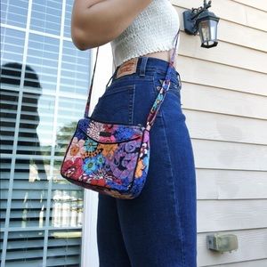 ☆ pink floral vera bradley crossbody ☆